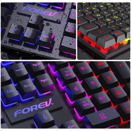 Diida Mechanische Gaming-Tastatur,kabelgebundene Tastatur,RGB-Mischlicht Gaming-Tastatur