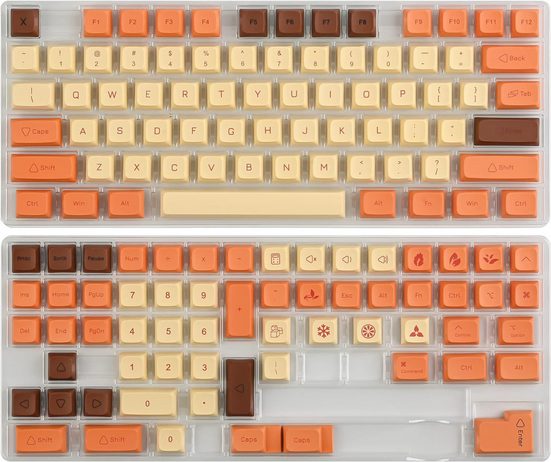 Hochwertige XDA Profil Tastenkappen Gaming-Tastatur (Hochwertige XDA Profil für verbesserten Tippkomfort und Haltbarkeit)