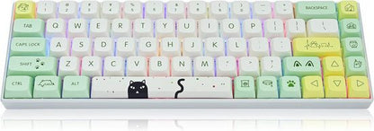 Hochwertige XDA Profil Tastenkappen Gaming-Tastatur (Hochwertige XDA Profil für verbesserten Tippkomfort und Haltbarkeit)