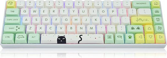 Hochwertige XDA Profil Tastenkappen Gaming-Tastatur (Hochwertige XDA Profil für verbesserten Tippkomfort und Haltbarkeit)