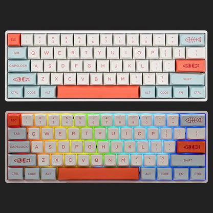 Hochwertige XDA Profil Tastenkappen Gaming-Tastatur (Hochwertige XDA Profil für verbesserten Tippkomfort und Haltbarkeit)