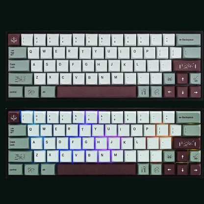 RGB Hintergrundbeleuchtung Gaming-Tastatur (mit transparentem Design und verbesserten für eine optimale Gaming)