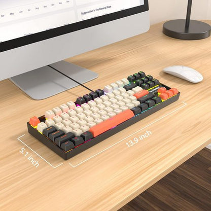 RGB Hintergrundbeleuchtung Gaming-Tastatur