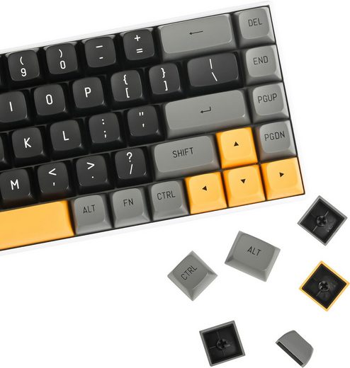 RGB Hintergrundbeleuchtung Tastatur (Klonschaltern, Langlebigkeit und Stärke, glattes Oberflächengefühl)