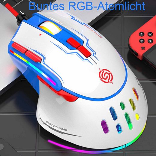 DIIDA Mechanische Maus,Maus,PC Maus,Kabellose Maus,Gaming-Maus Gaming-Maus