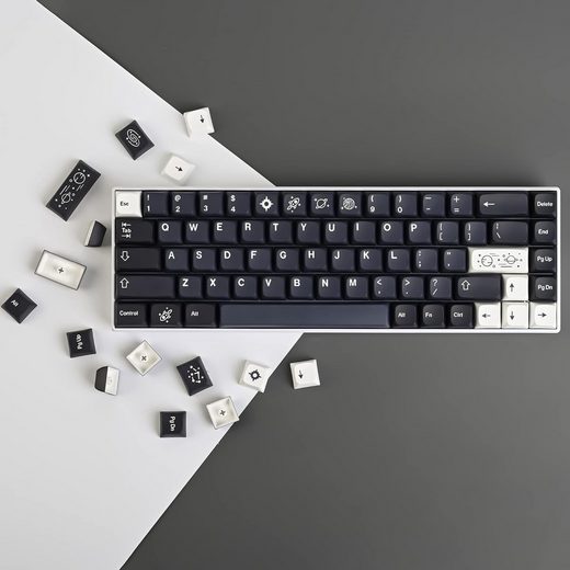 Hochwertige XDA Profil Tastenkappen Gaming-Tastatur (Hochwertige XDA Profil für verbesserten Tippkomfort und Haltbarkeit)