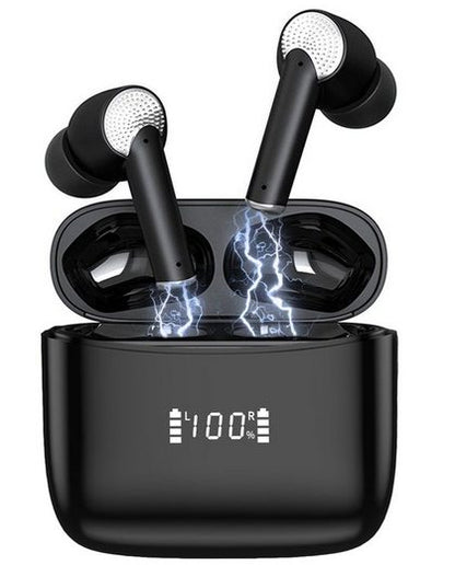 Kopfhörer Kabellos Bluetooth 5.3,ENC Noise Cancelling Ohrhörer In-Ear-Kopfhörer