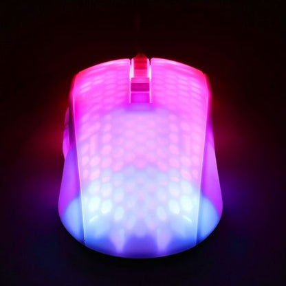 RGB Maus Kabel Gaming Maus (große Leuchtfläche, kabelgebunden, schnelle Reationszeit)