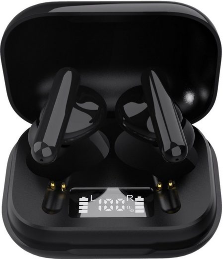 Kabelloser- In-Ear-Kopfhörer (Freisprechfunktion, LED Ladestandsanzeige, True Wireless, integrierte Steuerung für Anrufe und Musik, Bluetooth)