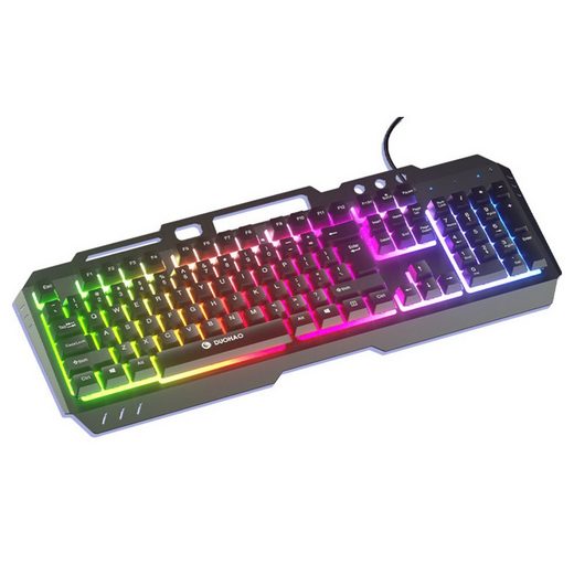 Diida USB-Gaming-Tastatur,mechanische Tastatur,RGB-Hintergrundbeleuchtung Gaming-Tastatur