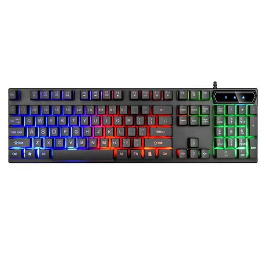 Diida Mechanische kabelgebundene Gaming-Tastatur mit Hintergrundbeleuchtung Gaming-Tastatur