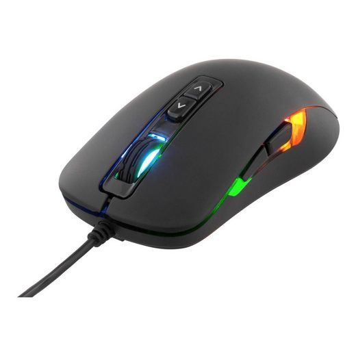 Optische LED USB Gaming Maus 800-2000 DPI, 6 Tasten Scrollrad Maus (inkl. 5 Jahre Herstellergarantie)