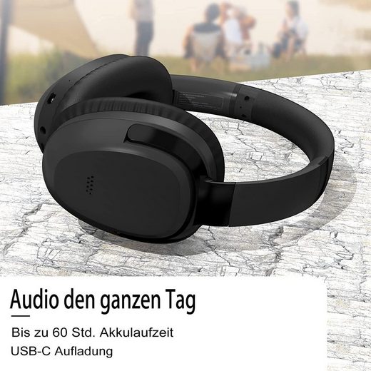 Over-Ear-Kopfhörer,Over-Ear Bluetooth Kopfhörer, Over-Ear-Kopfhörer