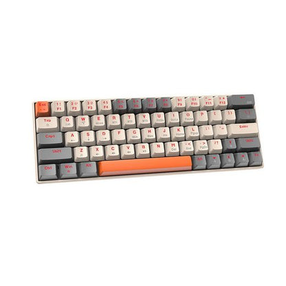 Diida Mechanische Tastatur,USB-Tastatur,63 Tasten,RGB-Hintergrundbeleuchtung Gaming-Tastatur (Trennung von Tastatur und Kabel)