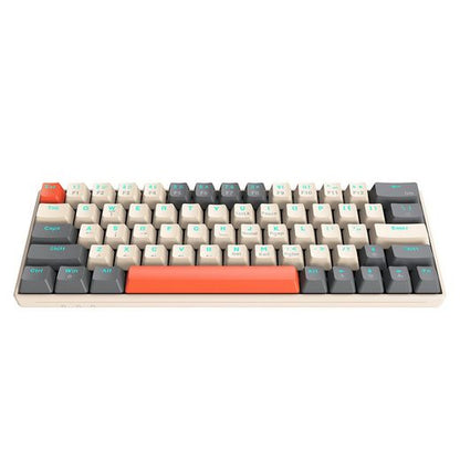 Diida Mechanische Tastatur,USB-Tastatur,63 Tasten,RGB-Hintergrundbeleuchtung Gaming-Tastatur (Trennung von Tastatur und Kabel)