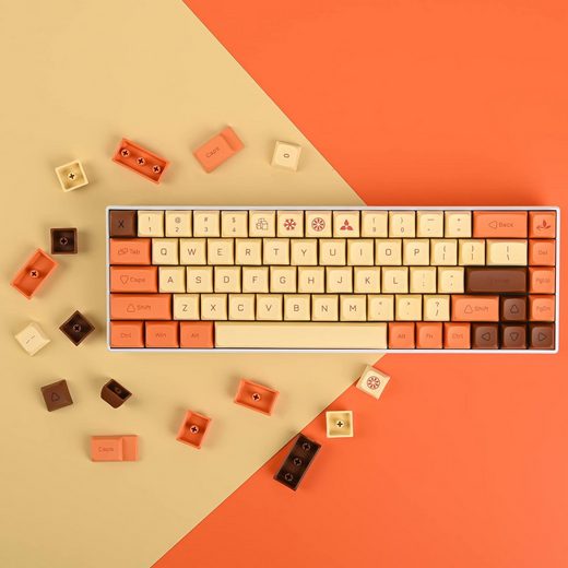 Hochwertige XDA Profil Tastenkappen Gaming-Tastatur (Hochwertige XDA Profil für verbesserten Tippkomfort und Haltbarkeit)