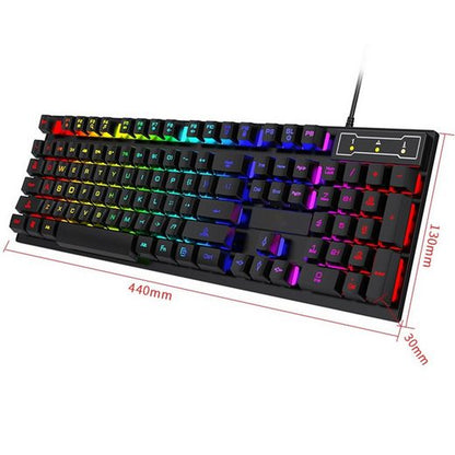 Diida Mechanische kabelgebundene Gaming-Tastatur mit Hintergrundbeleuchtung Gaming-Tastatur