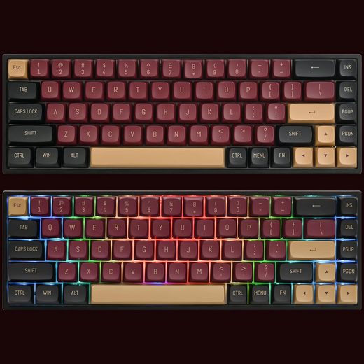 RGB Hintergrundbeleuchtung Tastatur (Klonschaltern, Langlebigkeit und Stärke, glattes Oberflächengefühl)