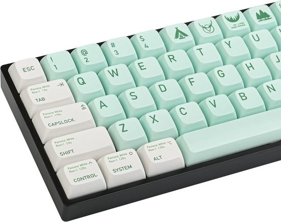 RGB Hintergrundbeleuchtung Gaming-Tastatur (mit transparentem Design und verbesserten für eine optimale Gaming)