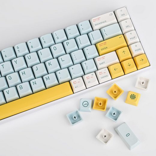 Hochwertige XDA Profil Tastenkappen Gaming-Tastatur (Hochwertige XDA Profil für verbesserten Tippkomfort und Haltbarkeit)