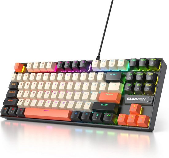 RGB Hintergrundbeleuchtung Gaming-Tastatur