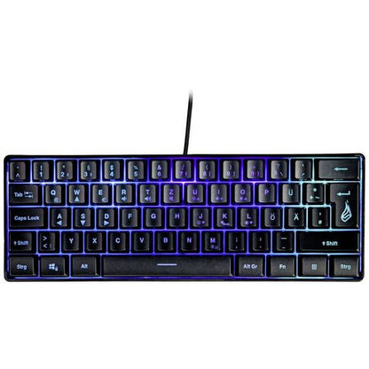 RGB–Tastatur, Deutsch Tastatur (Beleuchtet, Multimediatasten)