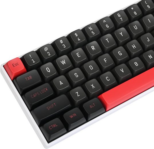 RGB Hintergrundbeleuchtung Tastatur (Klonschaltern, Langlebigkeit und Stärke, glattes Oberflächengefühl)