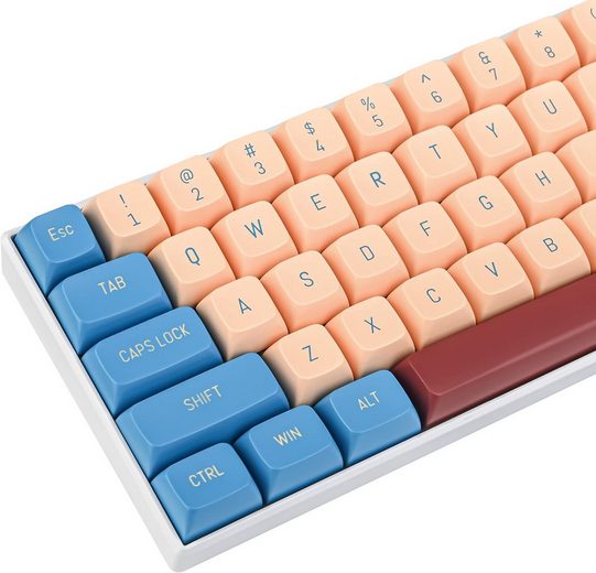 RGB Hintergrundbeleuchtung Tastatur (Klonschaltern, Langlebigkeit und Stärke, glattes Oberflächengefühl)