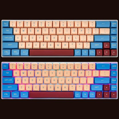 RGB Hintergrundbeleuchtung Tastatur (Klonschaltern, Langlebigkeit und Stärke, glattes Oberflächengefühl)