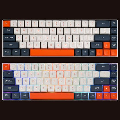 RGB Hintergrundbeleuchtung Tastatur (Klonschaltern, Langlebigkeit und Stärke, glattes Oberflächengefühl)